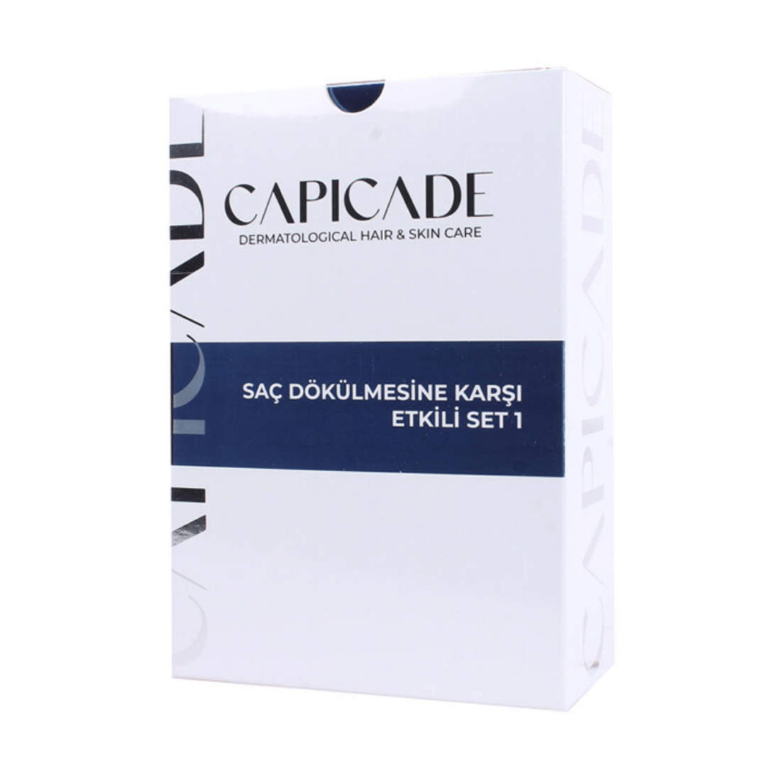 Capicade Saç Dökülmesine Karşı Etkili Set - Şampuan 220 ml + Losyon 100 ml - Capicade