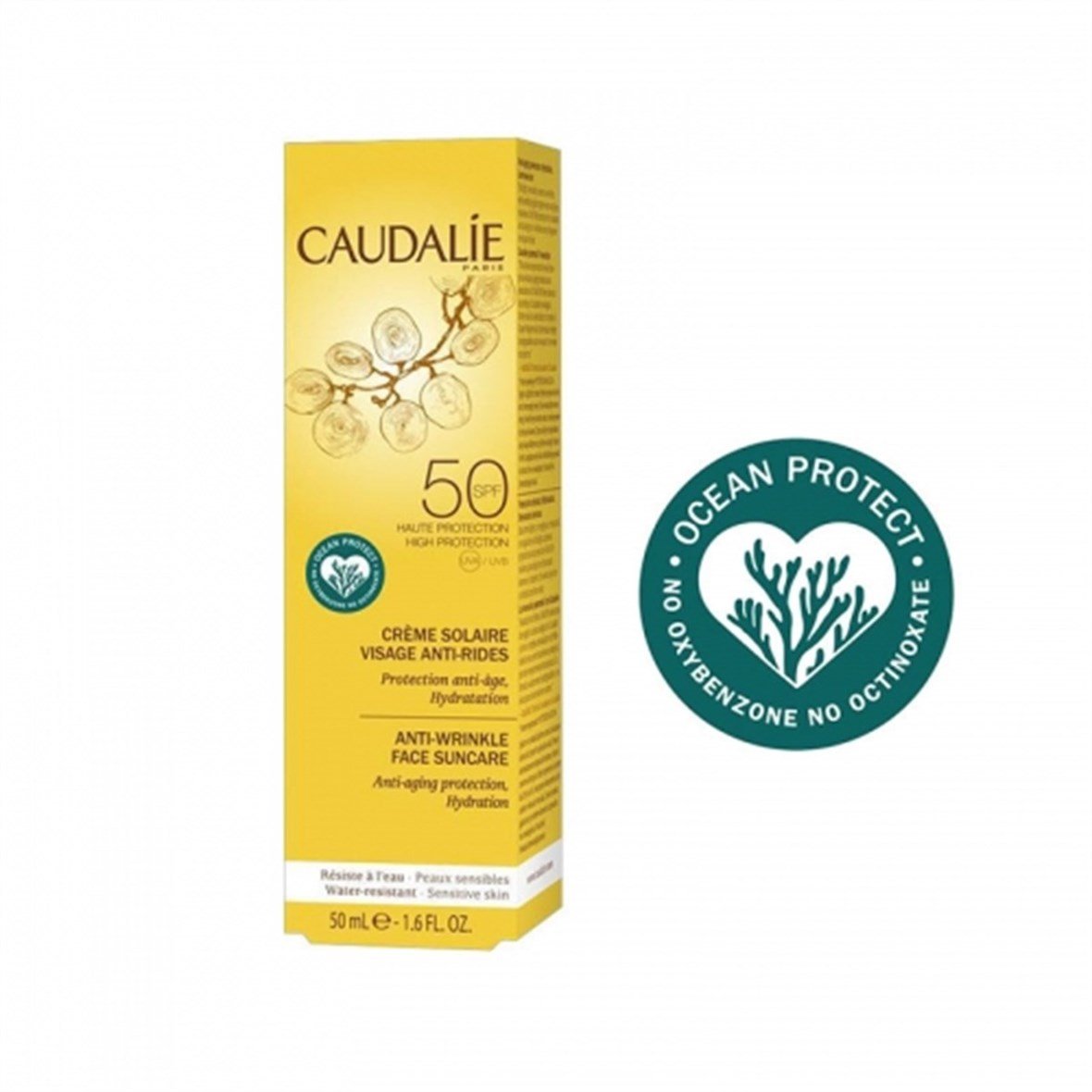 Caudalie Kırışıklık Karşıtı Güneş Koruyucu SPF50 Yüz Kremi 50 ml - Caudalie