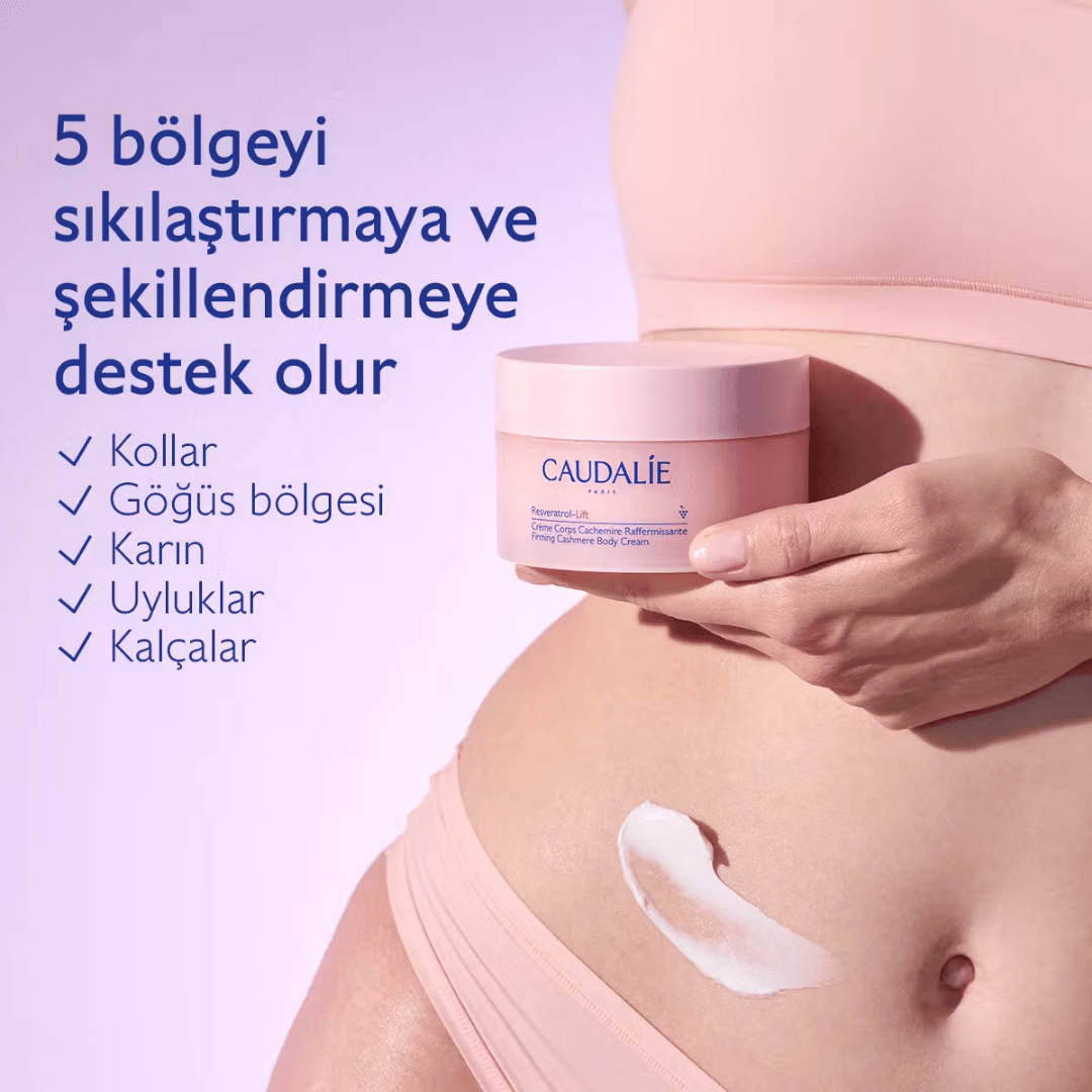 Caudalie Resveratrol-Lift Sıkılaştırıcı Etkili Kaşmir Vücut Bakım Kremi 200 ml - Caudalie 