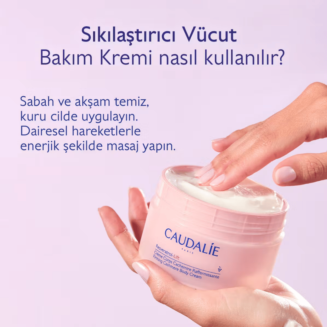 Caudalie Resveratrol-Lift Sıkılaştırıcı Etkili Kaşmir Vücut Bakım Kremi 200 ml - Caudalie 