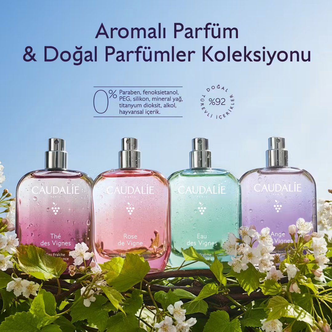 Caudalie The Des Vignes Beyaz Misk ve Zencefil Aromalı Parfüm 100 ml - Caudalie 