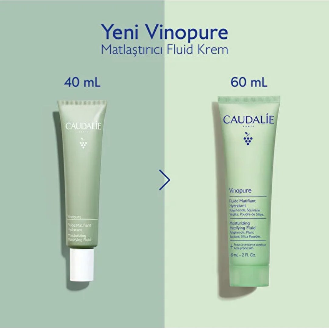 Caudalie Vinopure Matlaştırıcı Fluid Krem 60 ml - Caudalie 