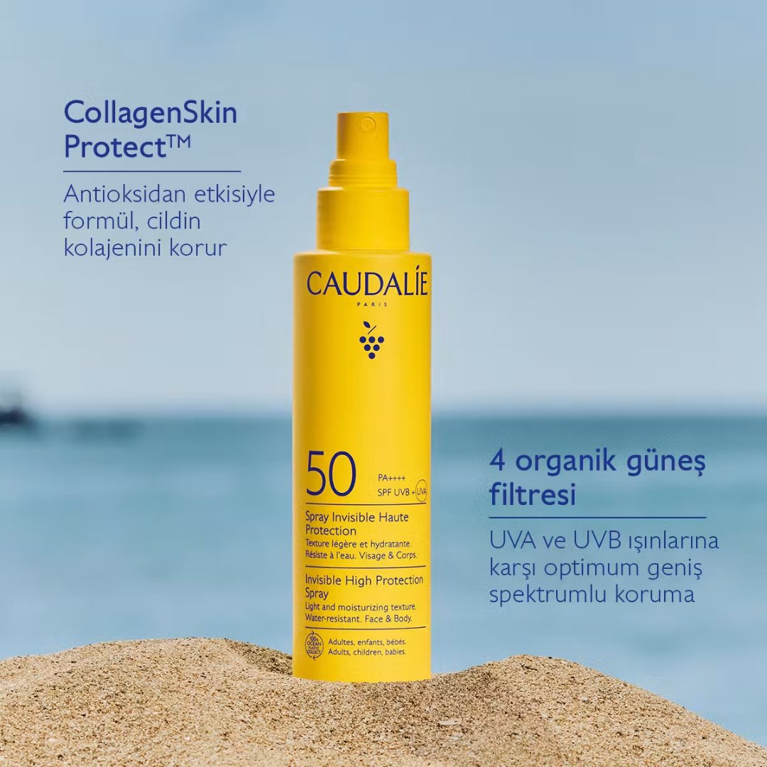 Caudalie Yüksek Koruma Sağlayan Güneş Spreyi SPF50 75ml - Caudalie 