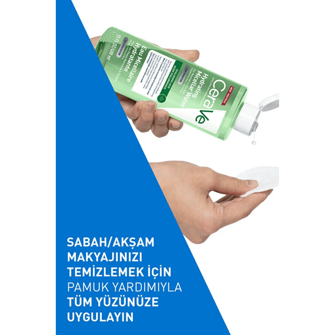 Cerave Hyalüronik Asit İçerikli Nemlendirici Makyaj Temizleme suyu 400 ml - Cerave