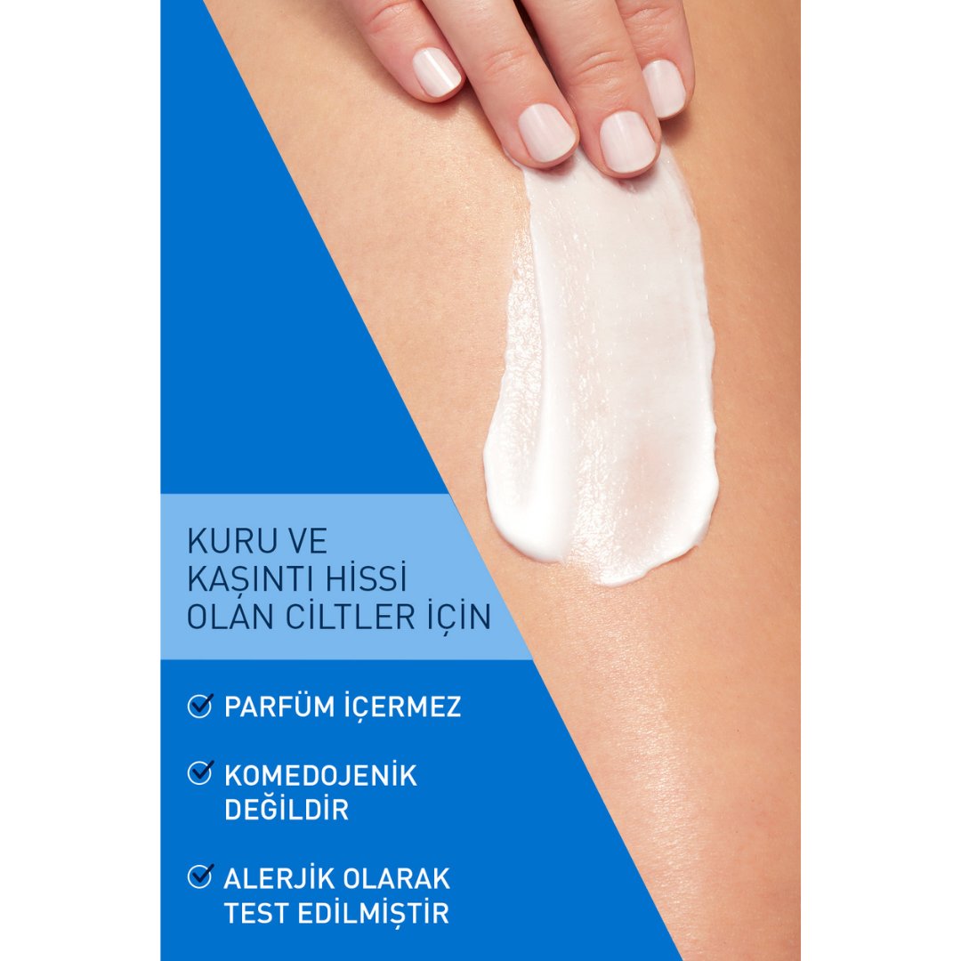 CeraVe Hyalüronik Asit & Seramid & Hidro-üre İçerikli Kuru Ciltler İçin Yoğun Nemlendirici Krem 340 gr - CeraVe