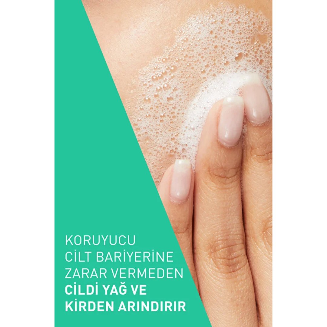 CeraVe Normal Ve Yağlı Ciltler İçin Köpüren Temizleyici 473 ml - Refill - Cerave