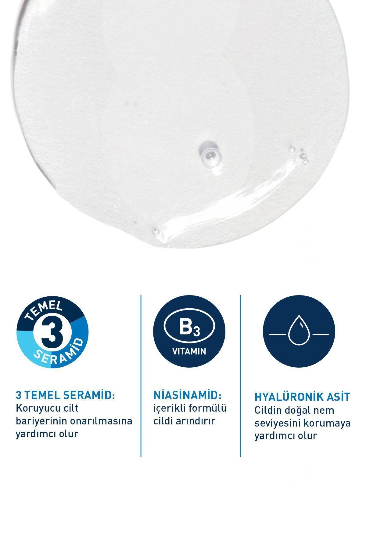 CeraVe Normal/Yağlı Ciltler İçin Cilt Bakım Seti: Niasinmaid & Hyalüronik Asitli Köpüren Temizleyici 236ml x2 - CeraVe