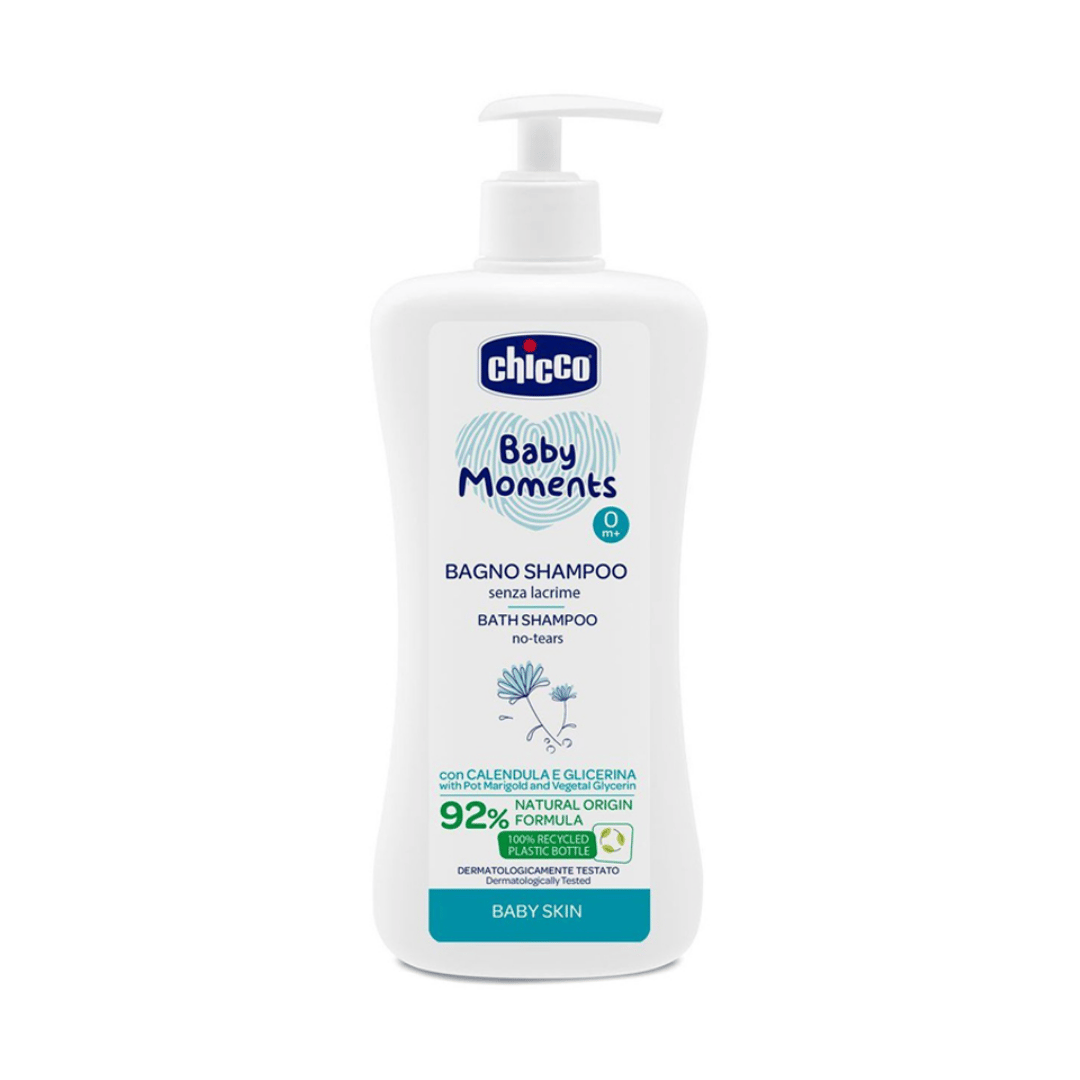 Chicco Baby Moments Göz Yakmayan Yenidoğan Saç ve Vücut Şampuanı 500 ml - Chicco
