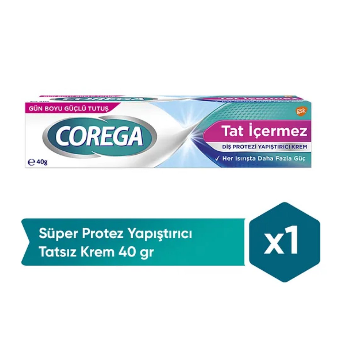 Corega Diş Protezi Yapıştırıcı Krem 40gr - Corega