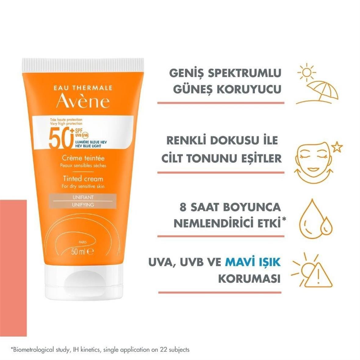 Crème Tinted Spf50+ 50 Ml Yeni Ürün - Avene