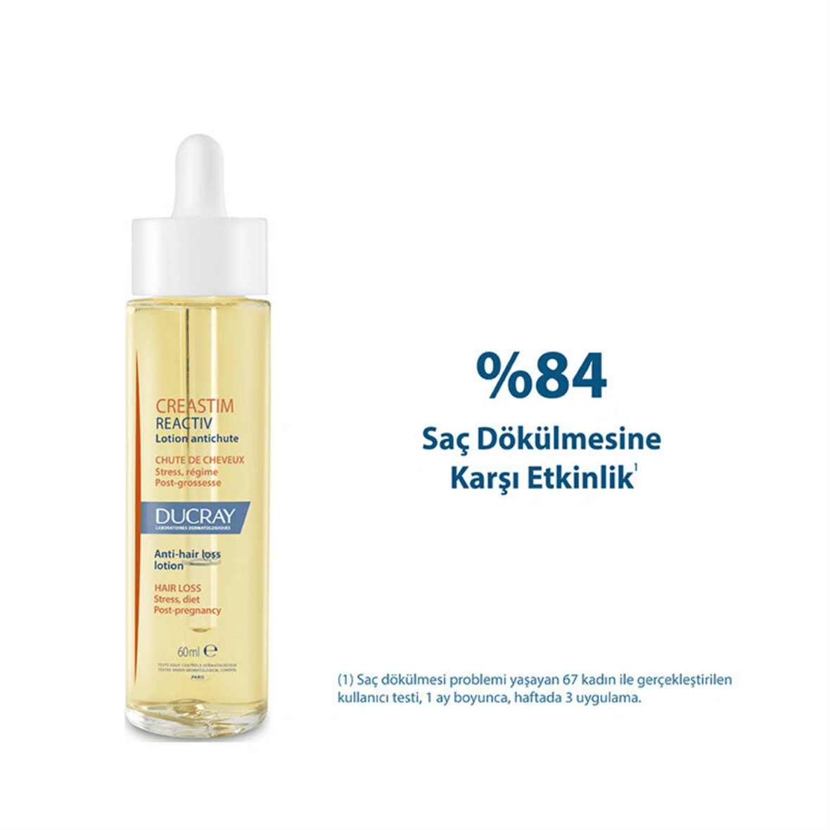 Creastım Reactıv Saç Döküme Karşıtı Losyon 60 Ml - Ducray