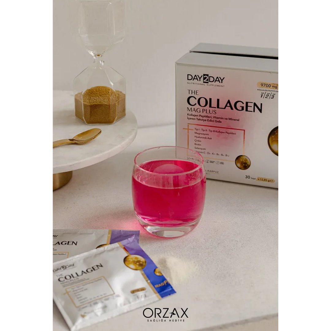 Day Day Collagen Mag Plus Çilek Karpuz Aromalı 30 Saşe - Day2Day