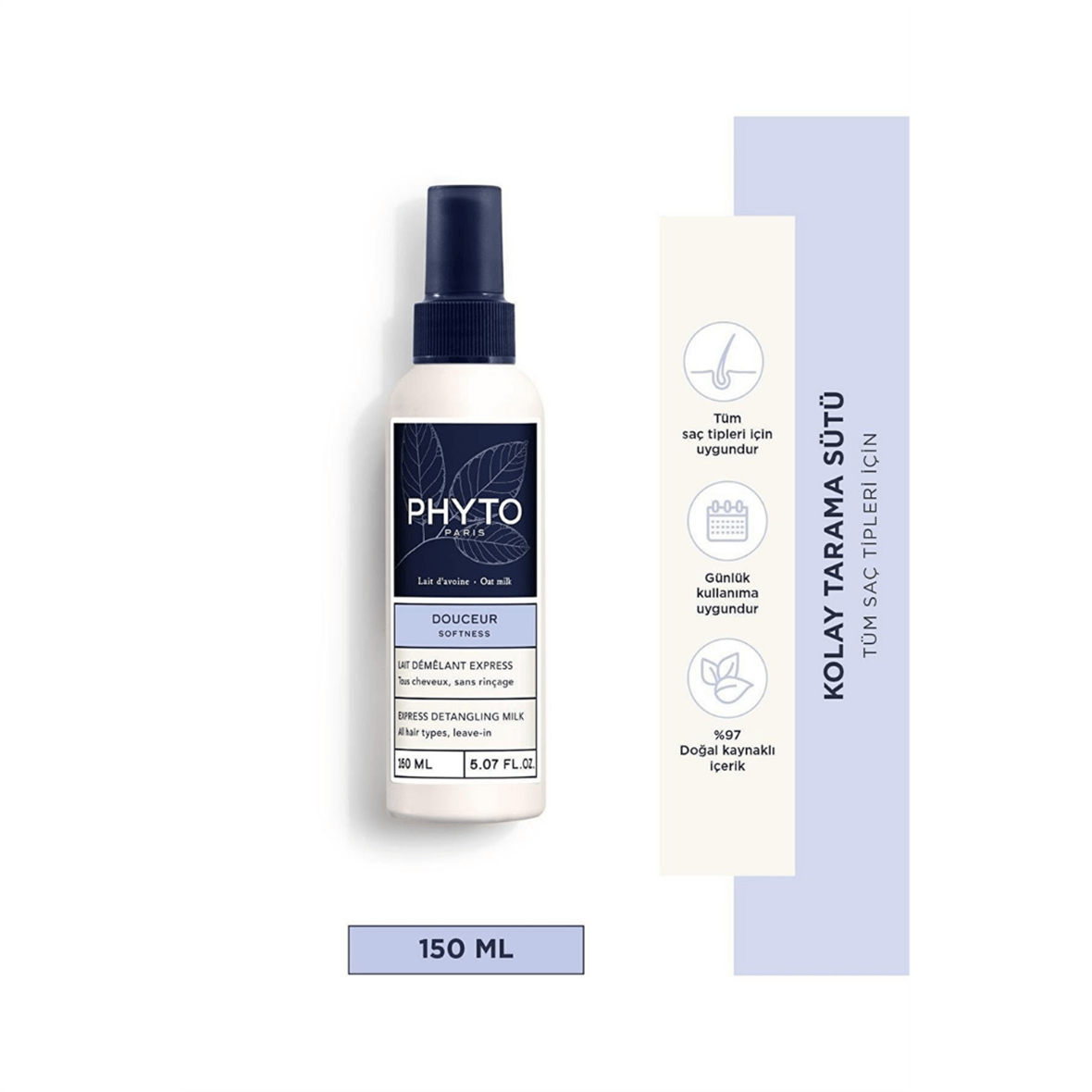 Defrisant Retouch Cream Asi Ve Kabarık Saçlar Için Elektriklenme Karşıtı Bakım Kremi - Phyto Saç Bakım