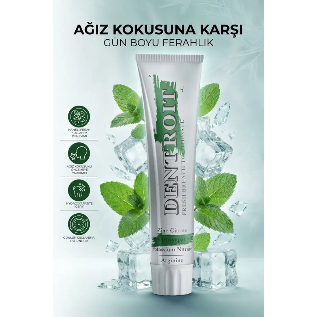 Dentroit Ağız Kokusu Giderici Diş Macunu 100 ml - Dentroit