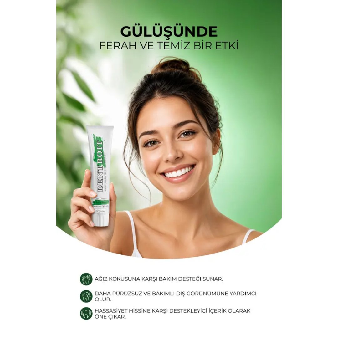 Dentroit Ağız Kokusu Giderici Diş Macunu 100 ml - Dentroit