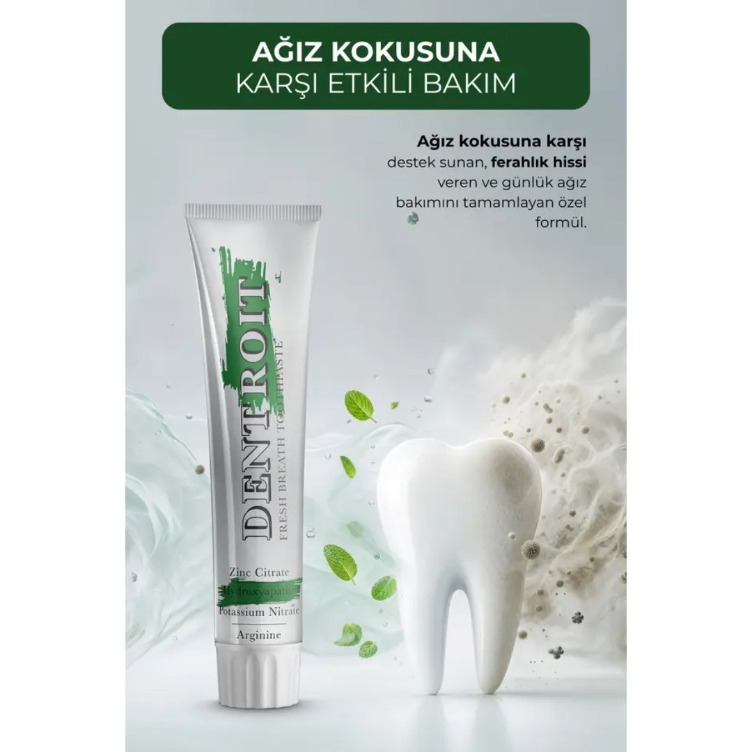 Dentroit Ağız Kokusu Giderici Diş Macunu 100 ml - Dentroit