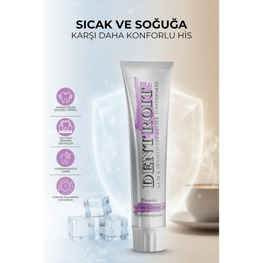 Dentroit Gum & Sensitivity Relief Toothpaste 100 ml (Hassasiyet Giderici Diş Macunu) - Dentroit