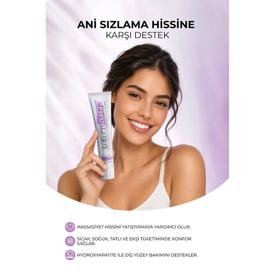 Dentroit Gum & Sensitivity Relief Toothpaste 100 ml (Hassasiyet Giderici Diş Macunu) - Dentroit