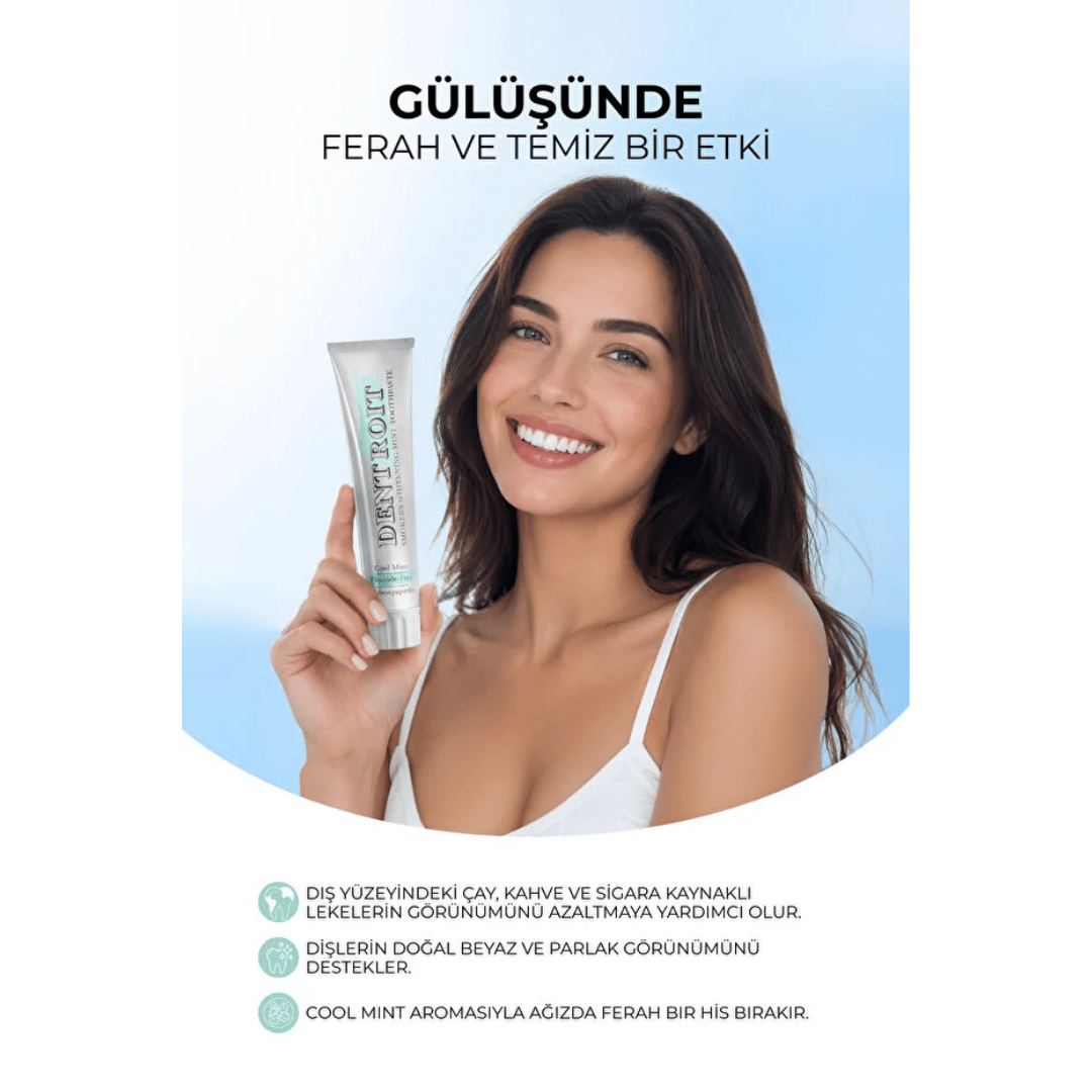 Dentroit Leke Giderici Beyazlatıcı Diş Macunu 100 ml - Dentroit