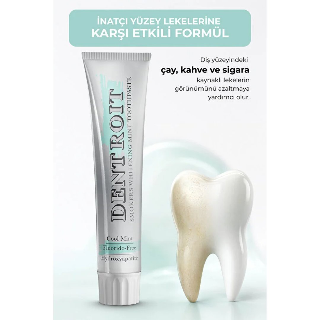 Dentroit Leke Giderici Beyazlatıcı Diş Macunu 100 ml - Dentroit