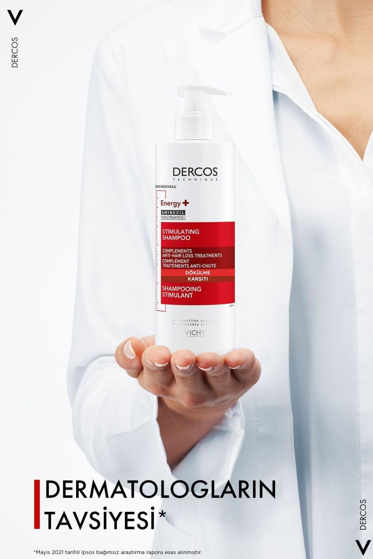 Dercos Energisant Saç Dökülmesi Karşıtı Şampuan 400 ml 2'Li - Vichy