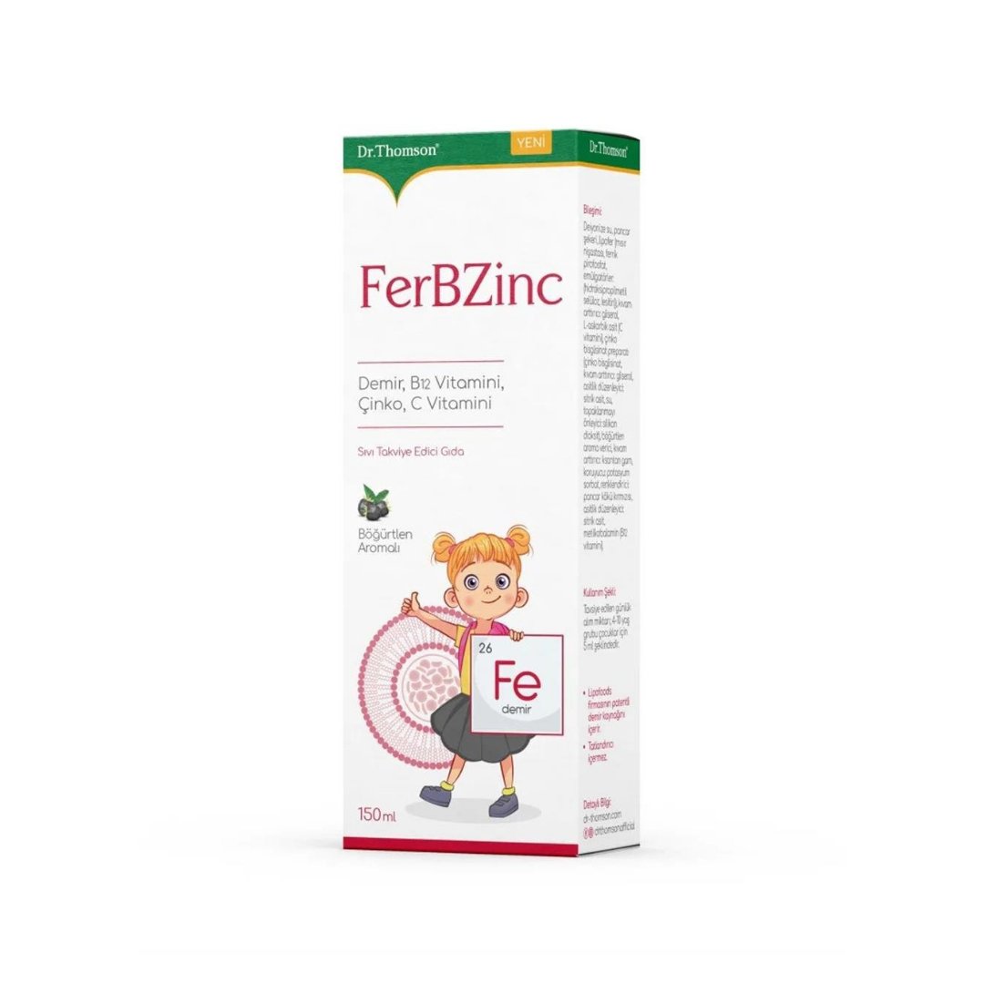 Dr.Thomson FerbZinc Şurup 150 ml - Dr. Thomson