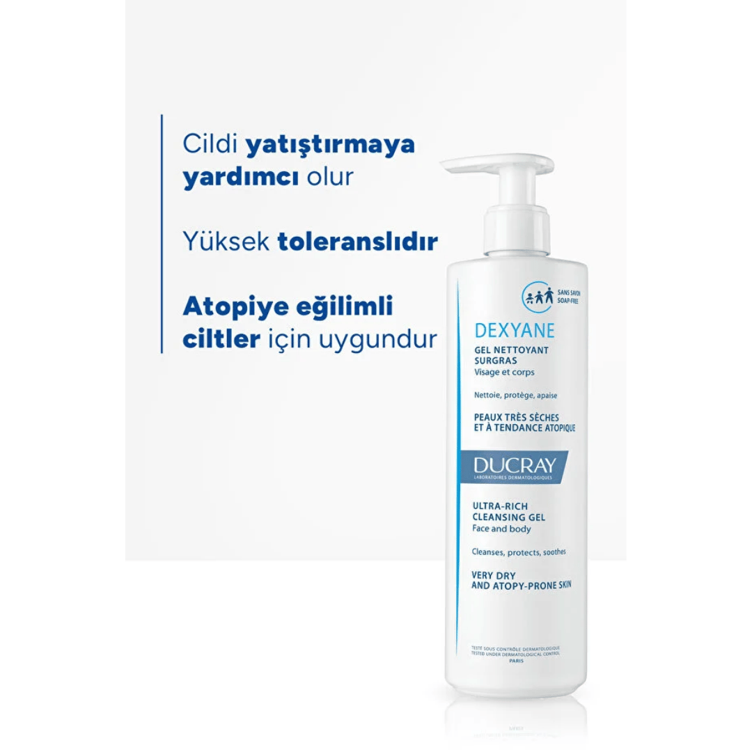 Ducray Dexyane Ultra Rich Cleansing Gel 400 ml - Ducray