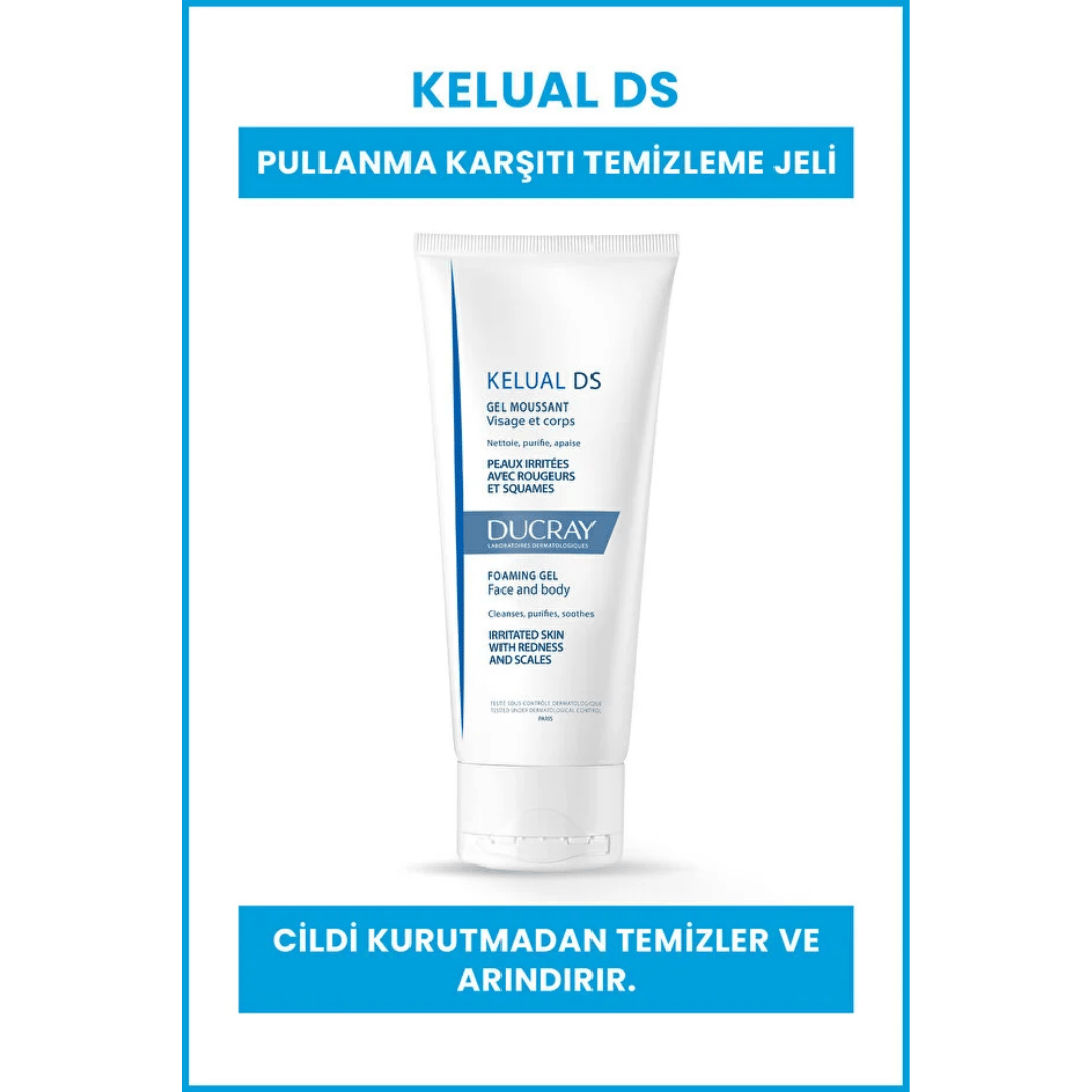 Ducray Kelual DS Face and Body Foaming Gel 200 ml - Ducray