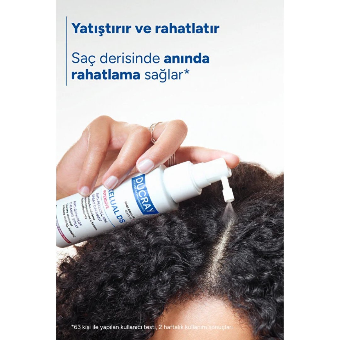 Ducray Kelual DS Intensive Spray - Kepek Karşıtı Saç Bakım Spreyi 100 ml - Ducray