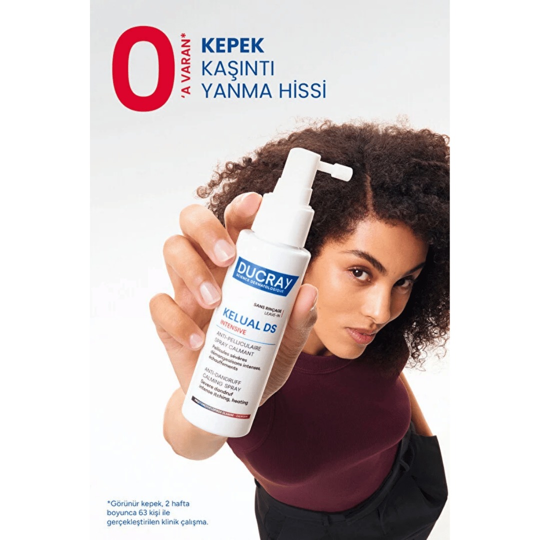 Ducray Kelual DS Intensive Spray - Kepek Karşıtı Saç Bakım Spreyi 100 ml - Ducray