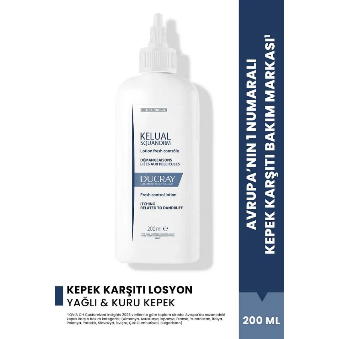 Ducray Kelual Squanorm Kepek Karşıtı Losyon 200 ml - Ducray
