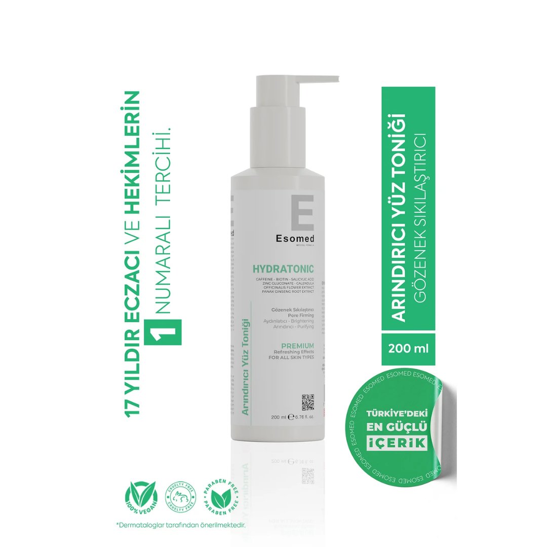 Esomed Hydratonik Arındırıcı Yüz Toniği 200 ml - Esomed