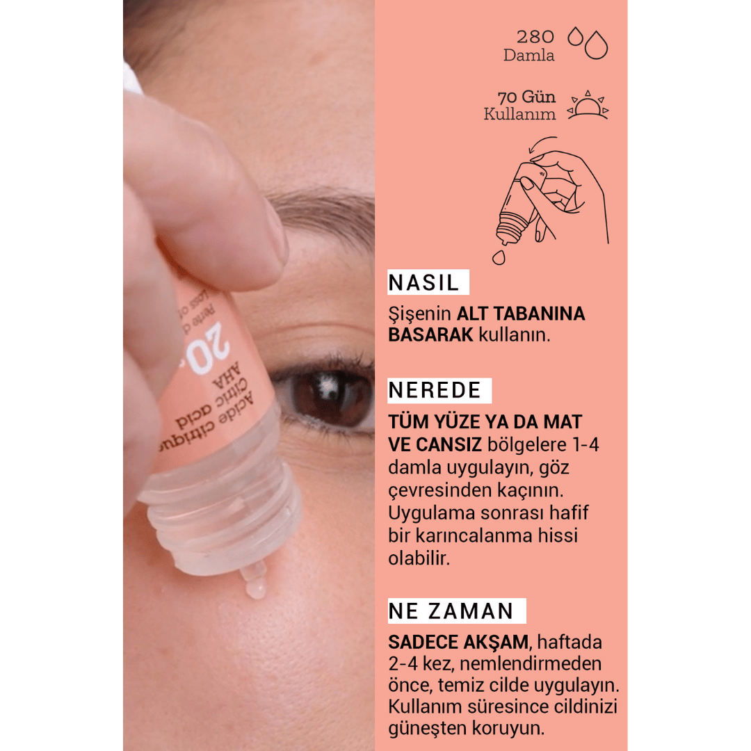 Etat Pur Citric Acid - AHA Pure Active Konsantre Bakım Ürünü 15 ml - Etat Pur