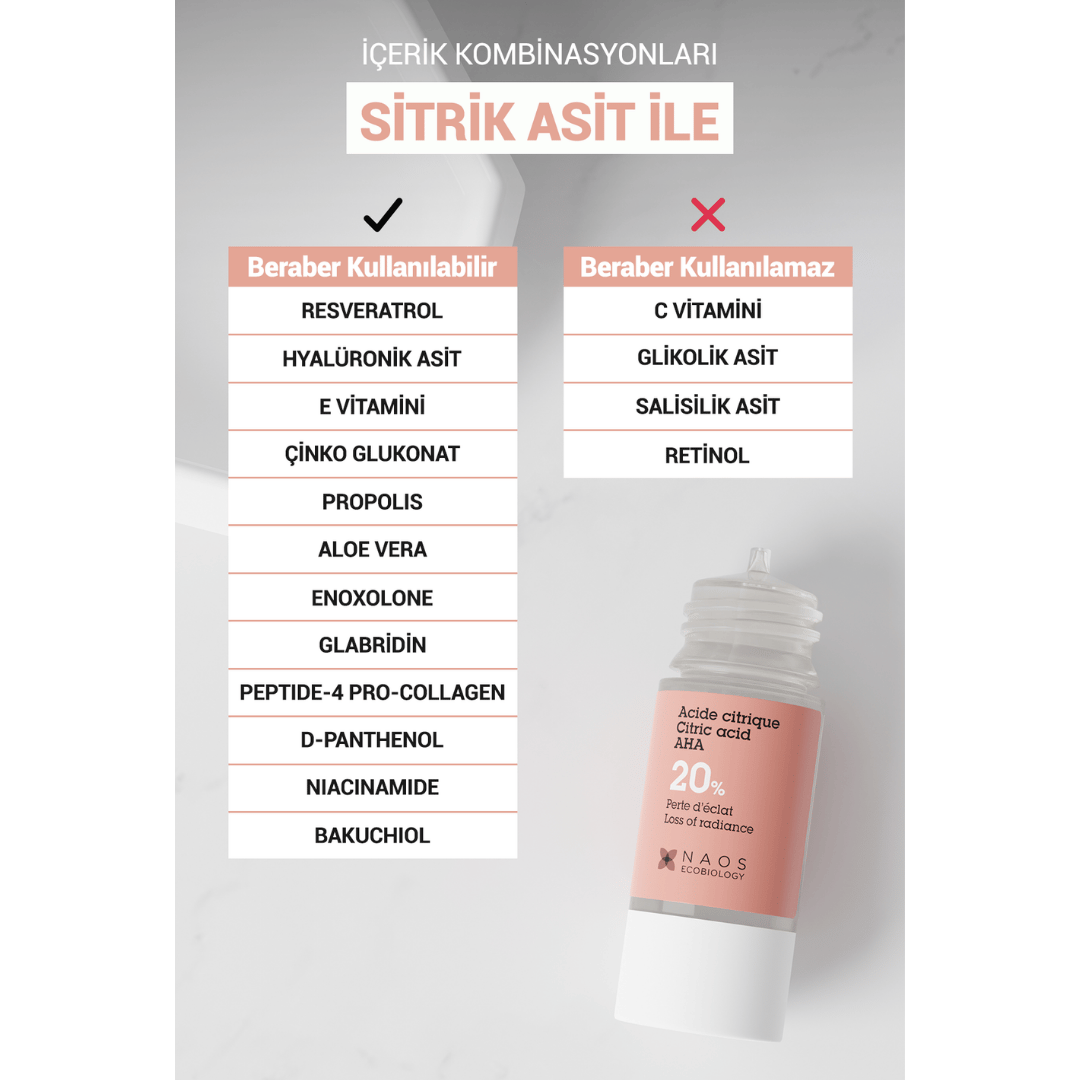 Etat Pur Citric Acid - AHA Pure Active Konsantre Bakım Ürünü 15 ml - Etat Pur