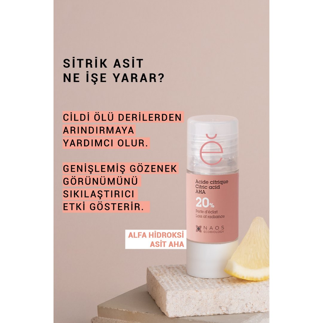 Etat Pur Citric Acid - AHA Pure Active Konsantre Bakım Ürünü 15 ml - Etat Pur
