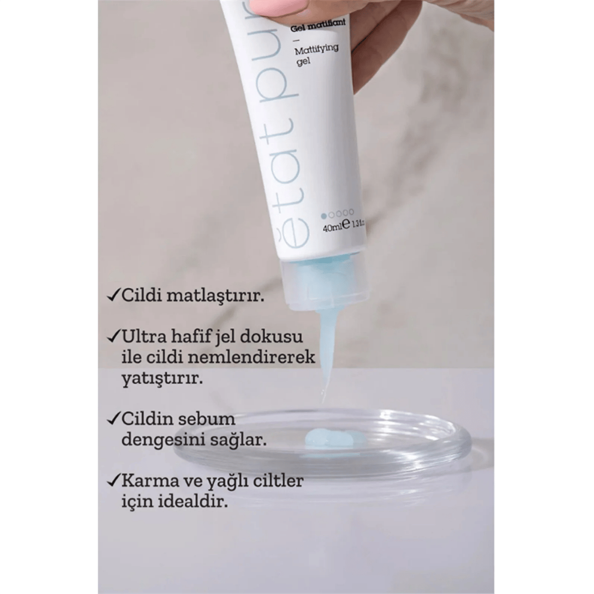 Etat Pur Oil Free Mattifying Gel 40 ml - Etat Pur