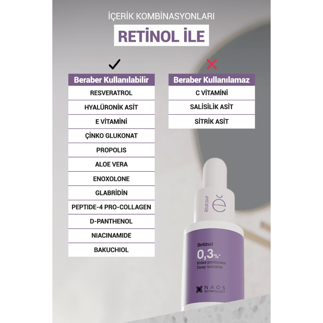 Etat Pur Pure Active Retinol %0,3 Kırışıklık Karşıtı Saf Konsantre Bakım 15 ml - Etat Pur
