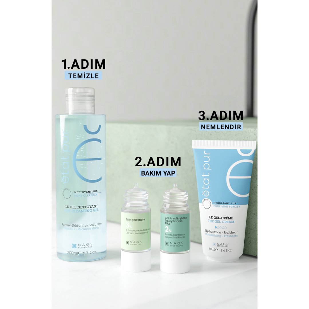 Etat Pur Pure Moisturizers Yağlı Ciltler İçin Matlaştırıcı Etkili Jel Bakım Kremi 50 ml - Etat Pur