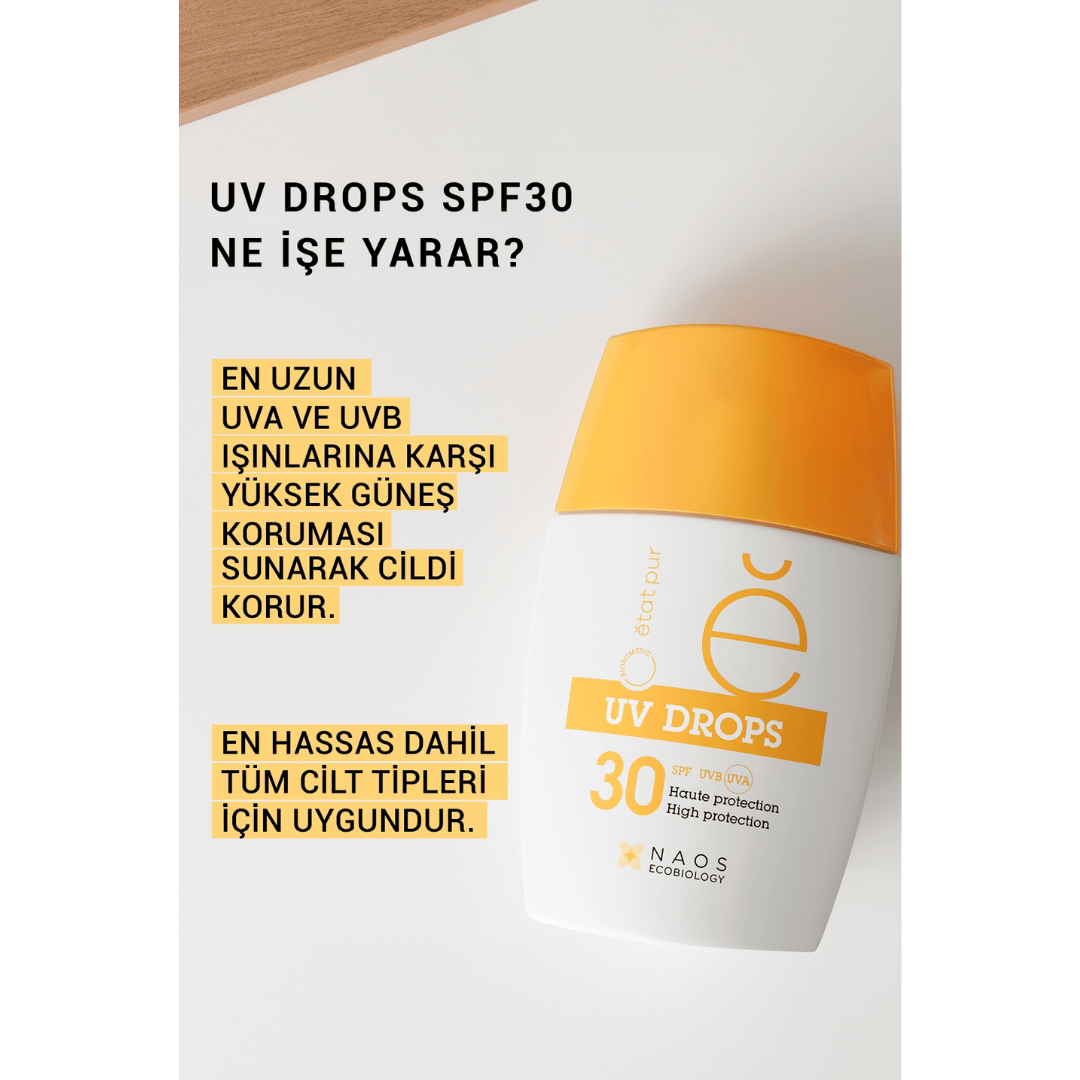Etat Pur Uv Drops Mineral Face Fluid SPF30 30 gr - Etat Pur