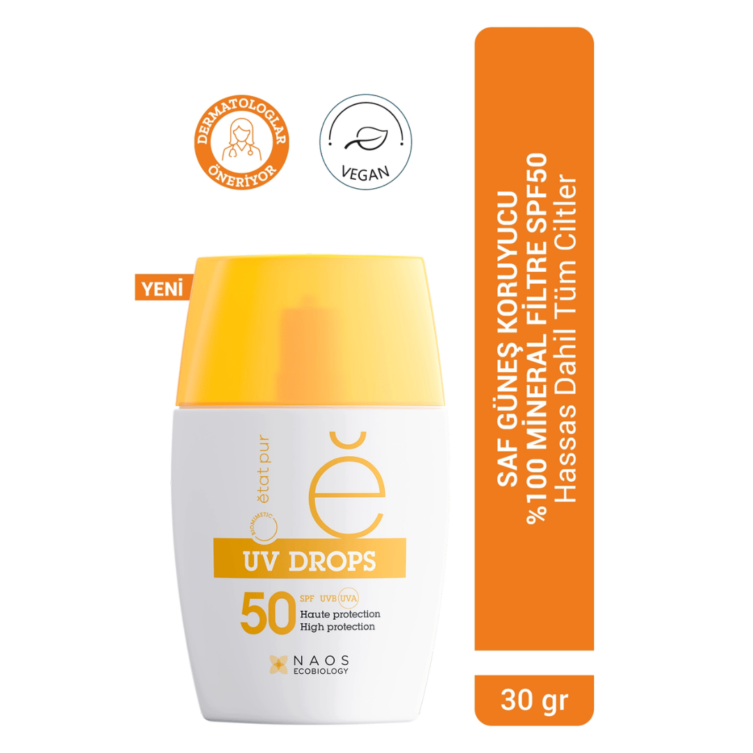 Etat Pur Uv Drops Mineral Face Fluid SPF50 30 gr - Etat Pur