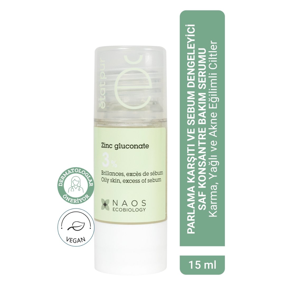 Etat Pur Zinc Gluconate Pure Active Konsantre Bakım Ürünü 15 ml - A20 - Etat Pur