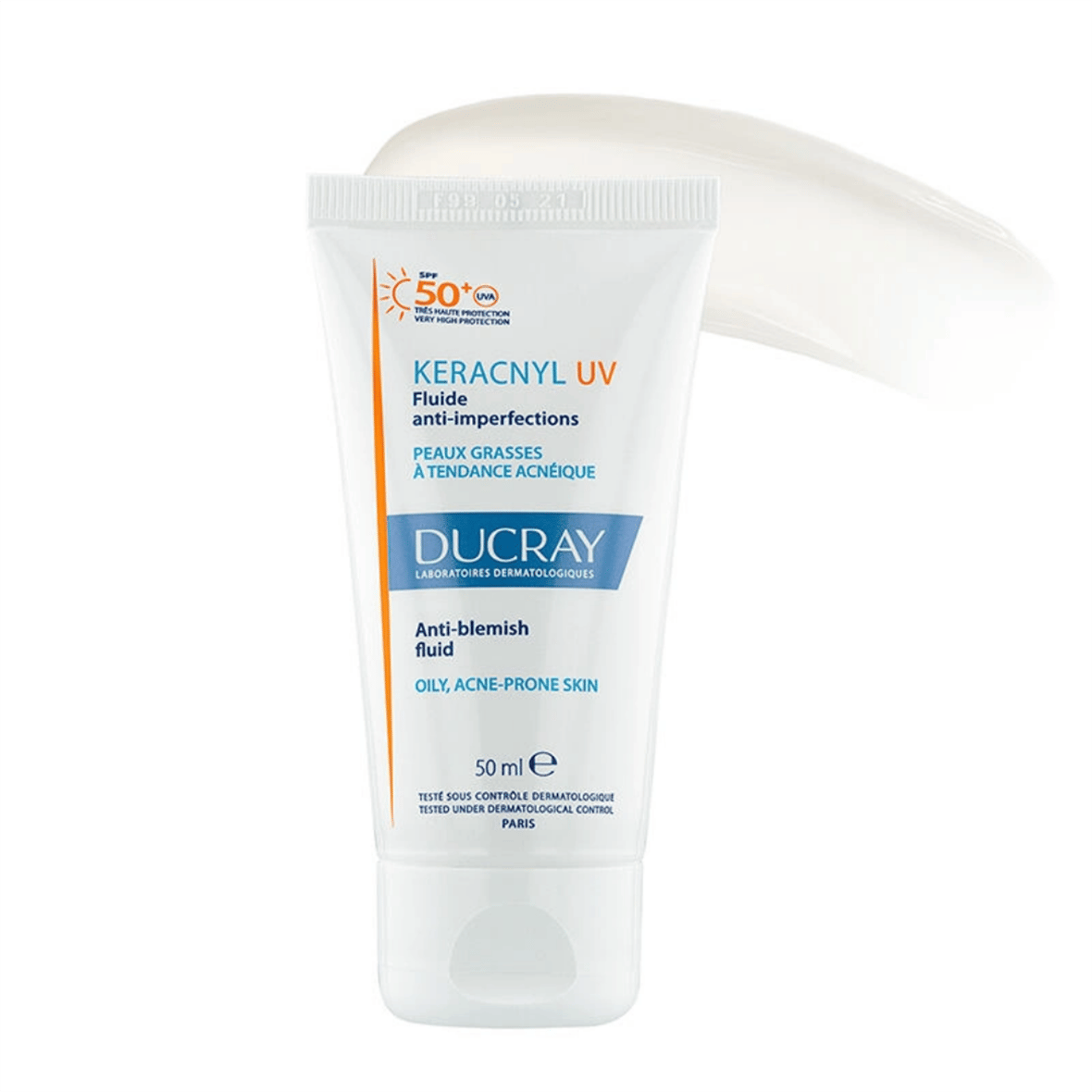 Keracnyl Uv Spf50+ Anti-blemish Fluide 50 Ml - Ducray