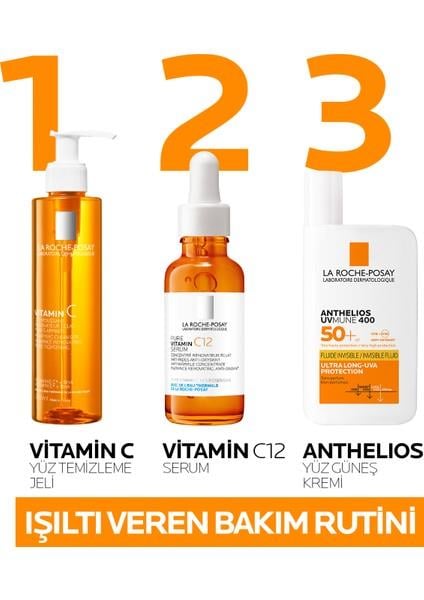 La Roche Posay Anthelios Uvair Spf50+ Tüm Ciltler İçin Yüz Güneş Kremi 40ml - La Roche Posay