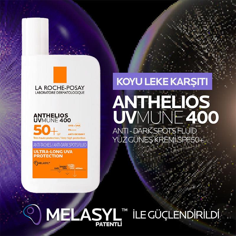 La Roche Posay ANTHELIOS UVMune 400 Anti-Dark Spots Fluid SPF50+ Yüz Güneş Kremi 50 ml - La Roche Posay