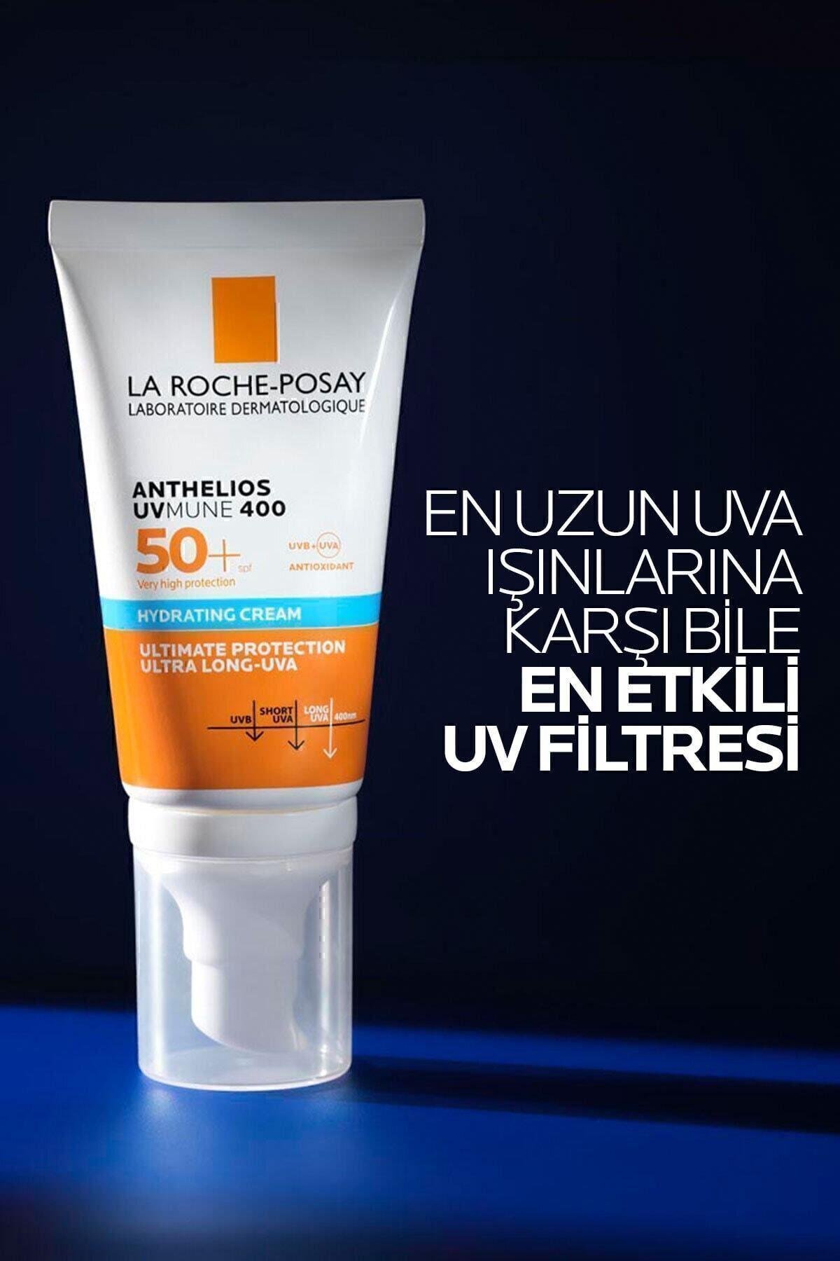 La Roche Posay Anthelios Uvmune Hassas Ciltler Için Yüksek Korumalı Yüz Güneş Kremi Set 50 ml SPF50+ 2'Li - La Roche Posay