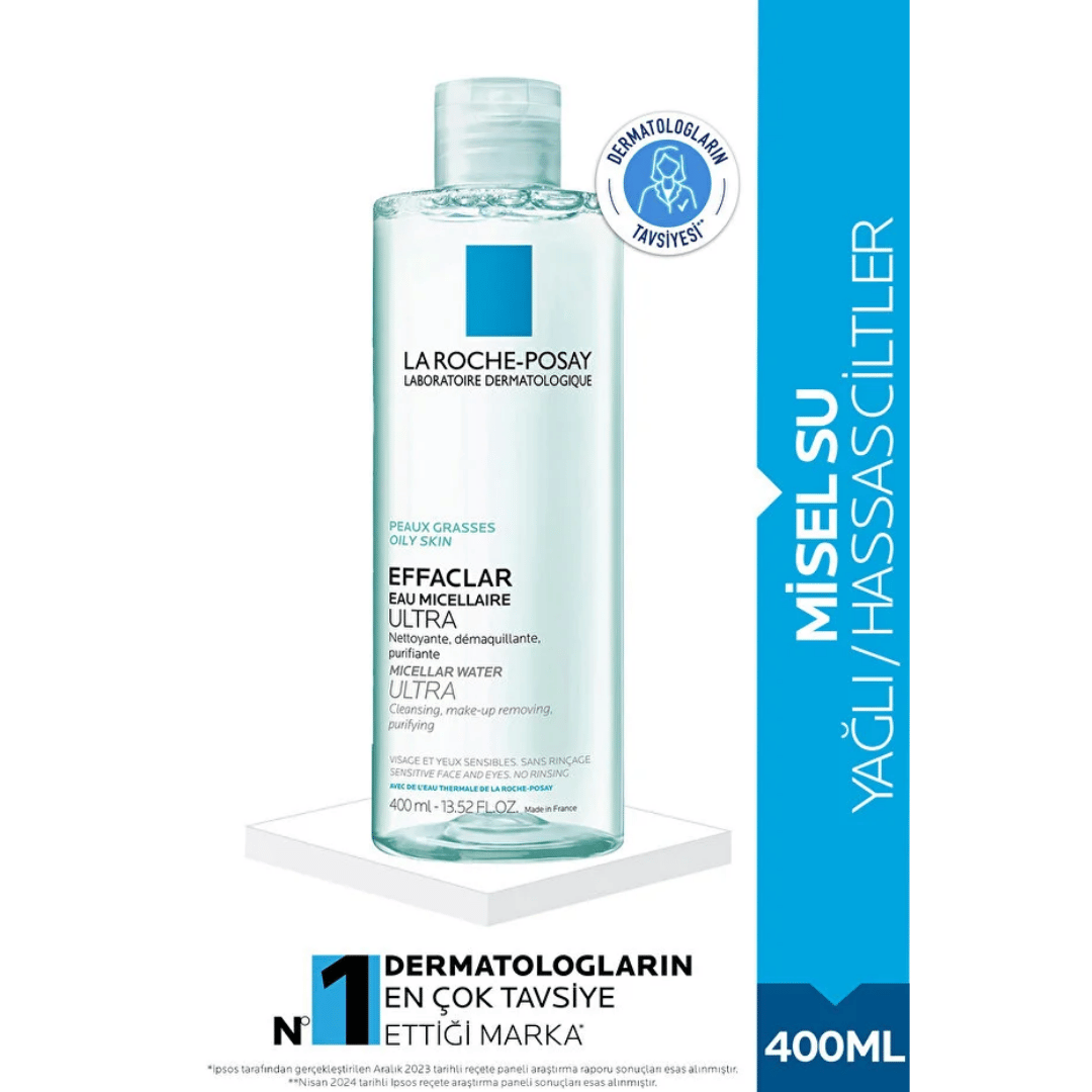 La Roche Posay Eau Micellaire Ultra Reaktif Ciltler İçin Temizleyici Misel Su 400 ml - La Roche-Posay