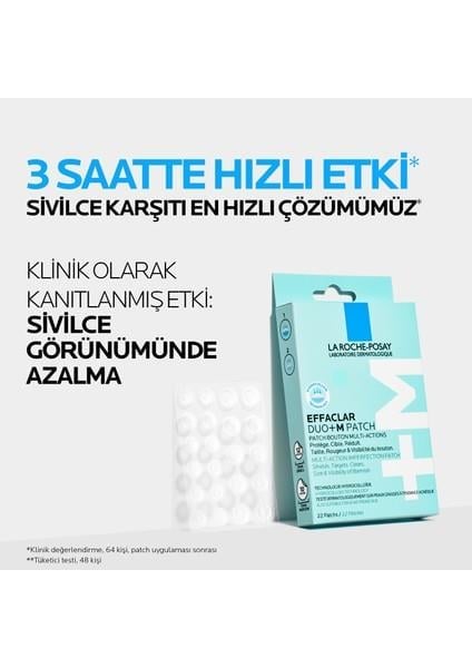 La Roche Posay Effaclar Duo+M Patch Sivilce Bandı - La Roche Posay