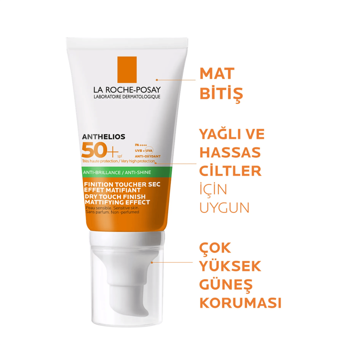 La Roche-Posay Effaclar Güneş Bakım Seti | Effaclar Duo Krem + Effaclar Jel + Dry Touch Güneş Kremi | Orijinal Boy - La Roche Posay