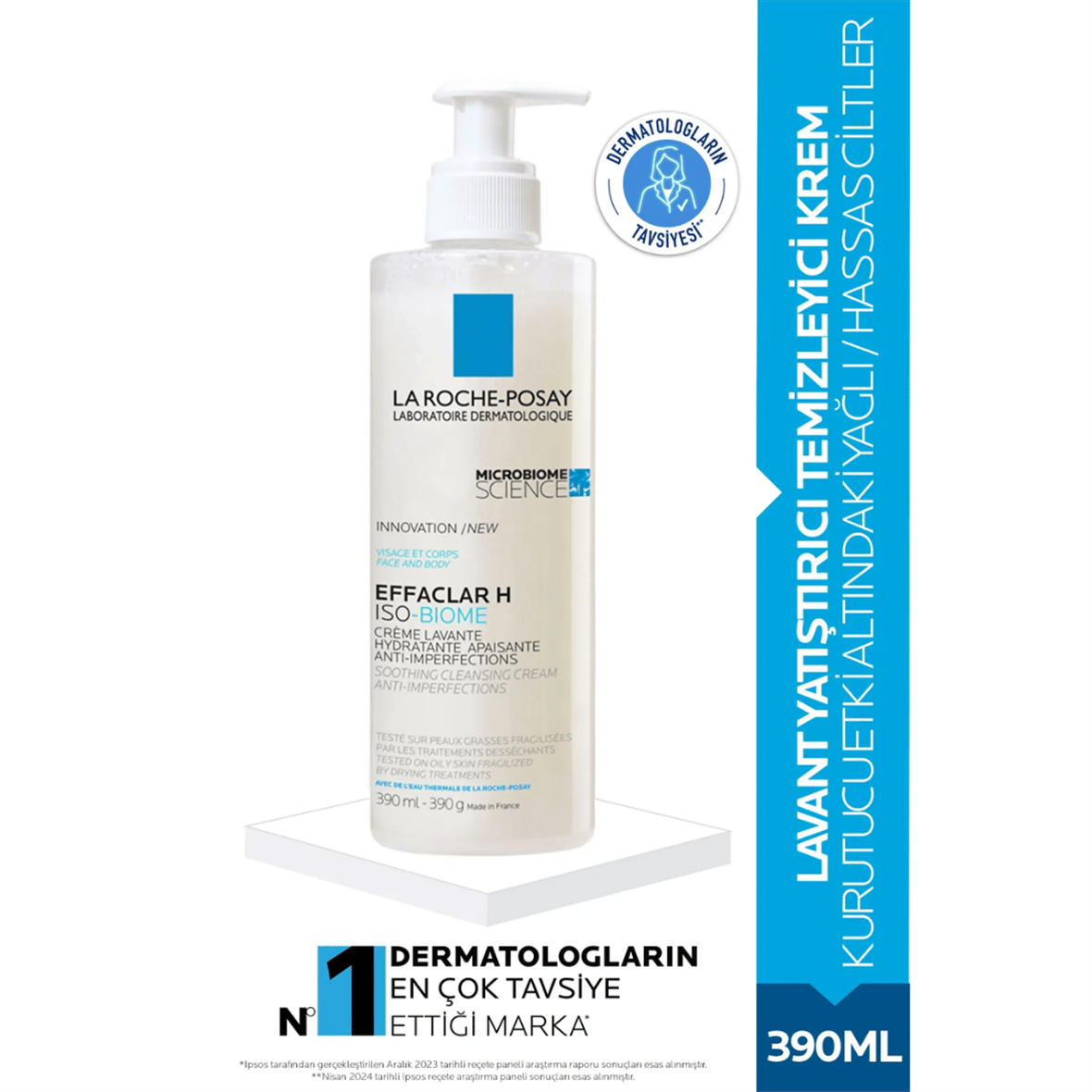 La Roche Posay Effaclar H Isobiome Lavant Temizleyici Krem 390 ml - La Roche Posay