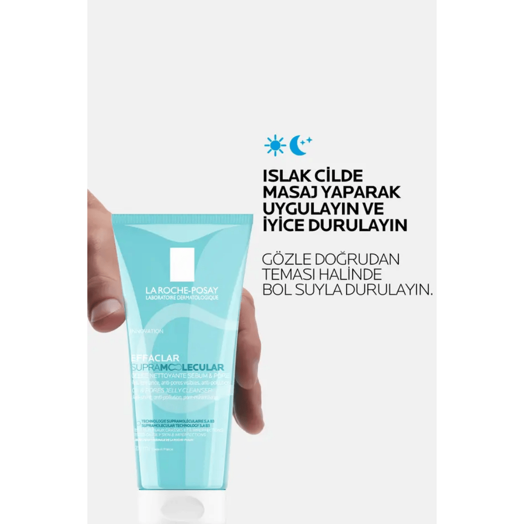 La Roche Posay Effaclar Supramolecular Gözenek Ve Yağlanma Karşıtı Yüz Temizleme Jeli 200 ml - La Roche-Posay